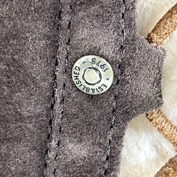 UGG Upside Brown Size 8 Suede Tall Lace Up Winter Boots - Picture 4 of 11